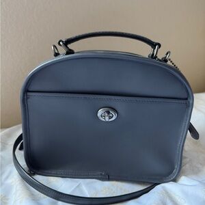 Coach Lunch Box F11785 Limited Edition Gray Crossbody Bag with Hang Tag & Strap
